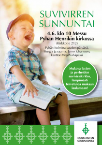 Kuva pikkupojasta laulamassa